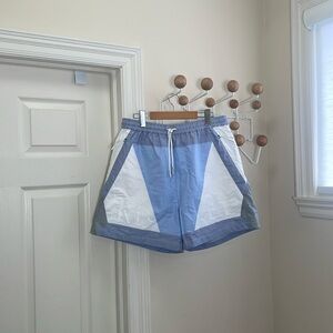 KITH  - NWT Mixed Oxford Turbo Shorts - Prestige - Blue/White - M